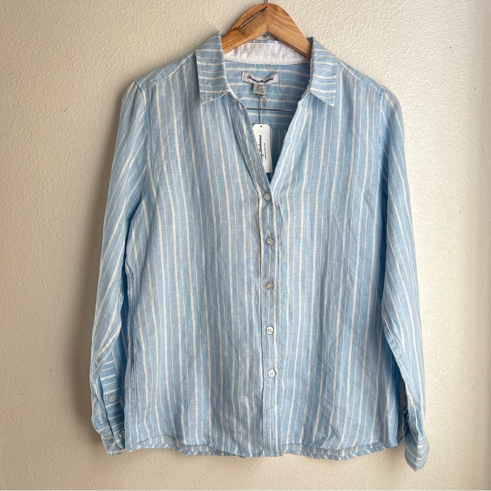 NWT Tommy Bahama | California Fizz Linen Shirt - Picture 5 of 11